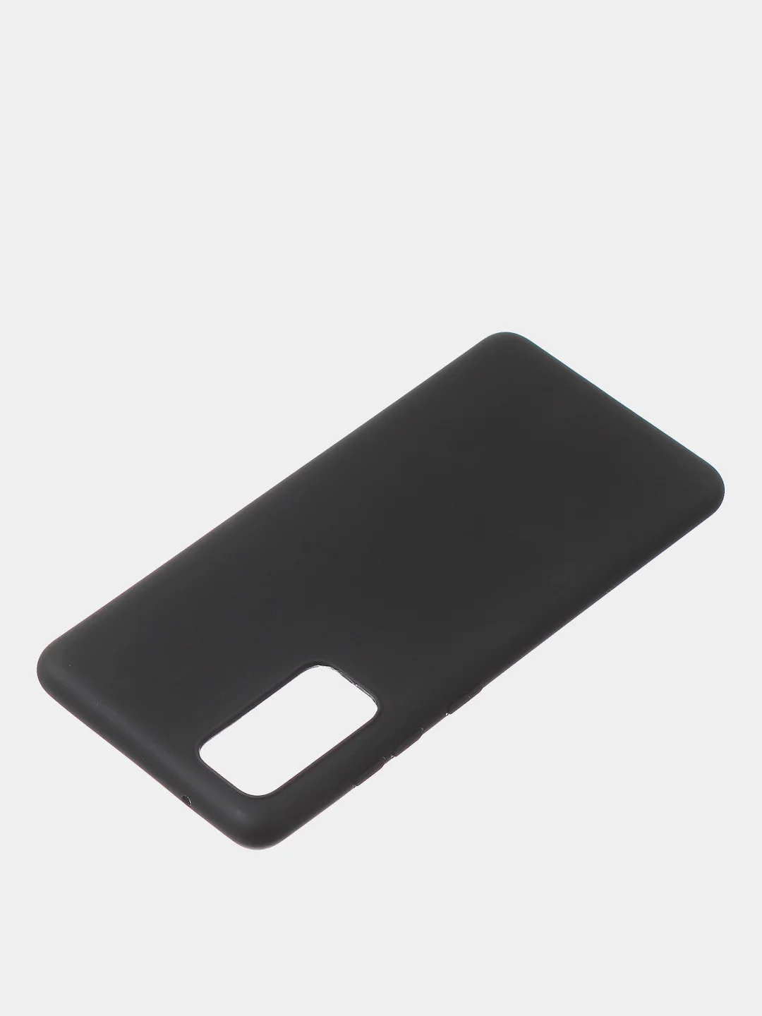 Черный чехол для Samsung S20 FE цветной матовый