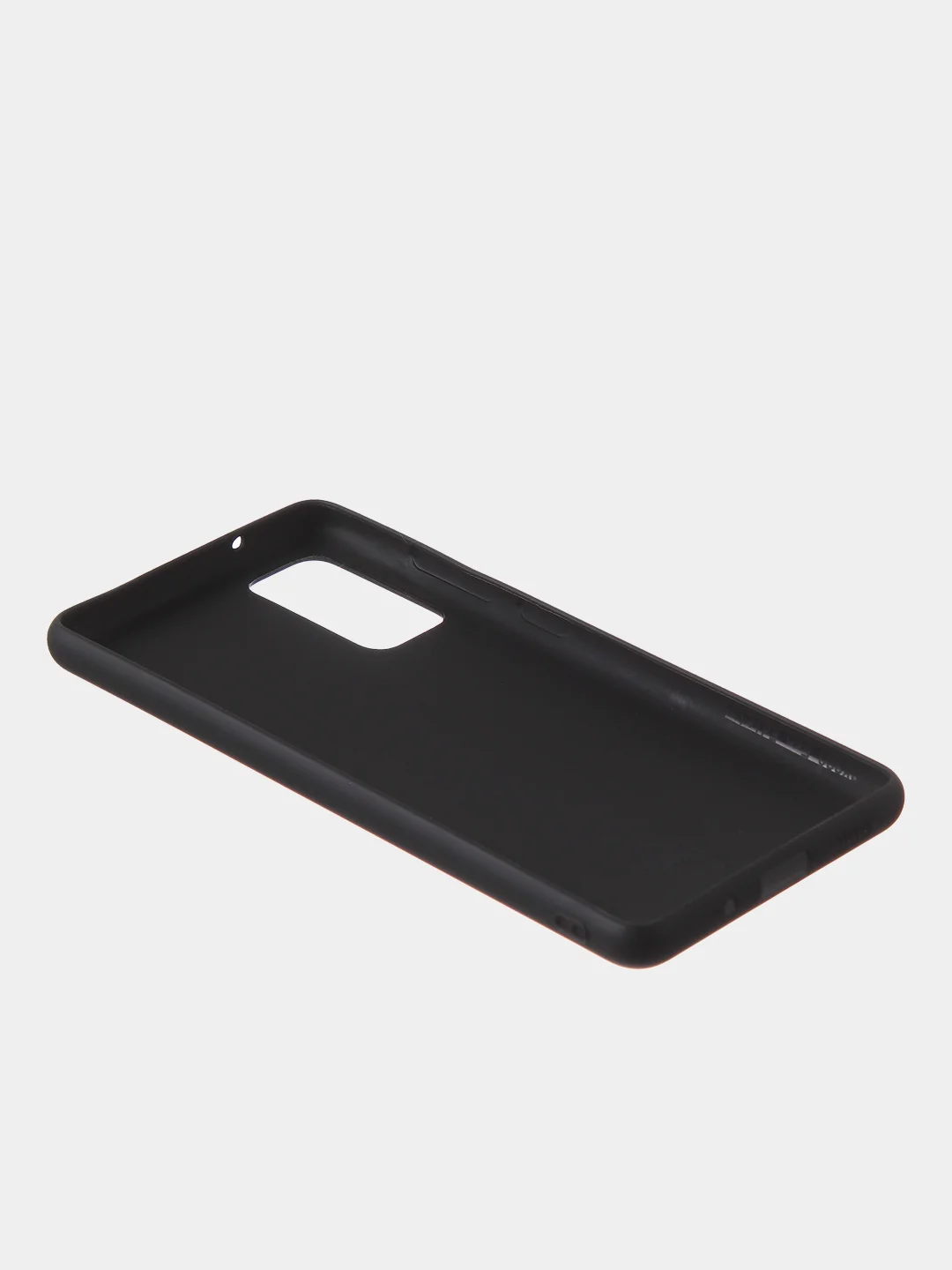 Черный чехол для Samsung S20 FE цветной матовый