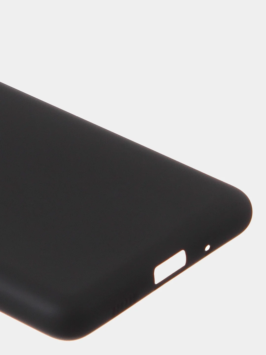 Черный чехол для Samsung S20 FE цветной матовый