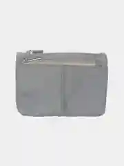 Серый кошелек ключница из натуральной кожи Barez