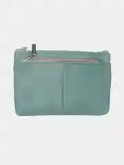 Бирюзовый кошелек ключница из натуральной кожи Barez