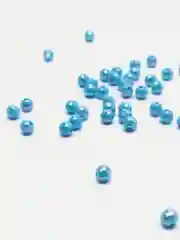 Голубой граненые бусины