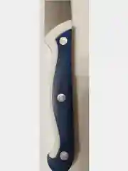 Синий нож кухонный крепкие стойкие острый