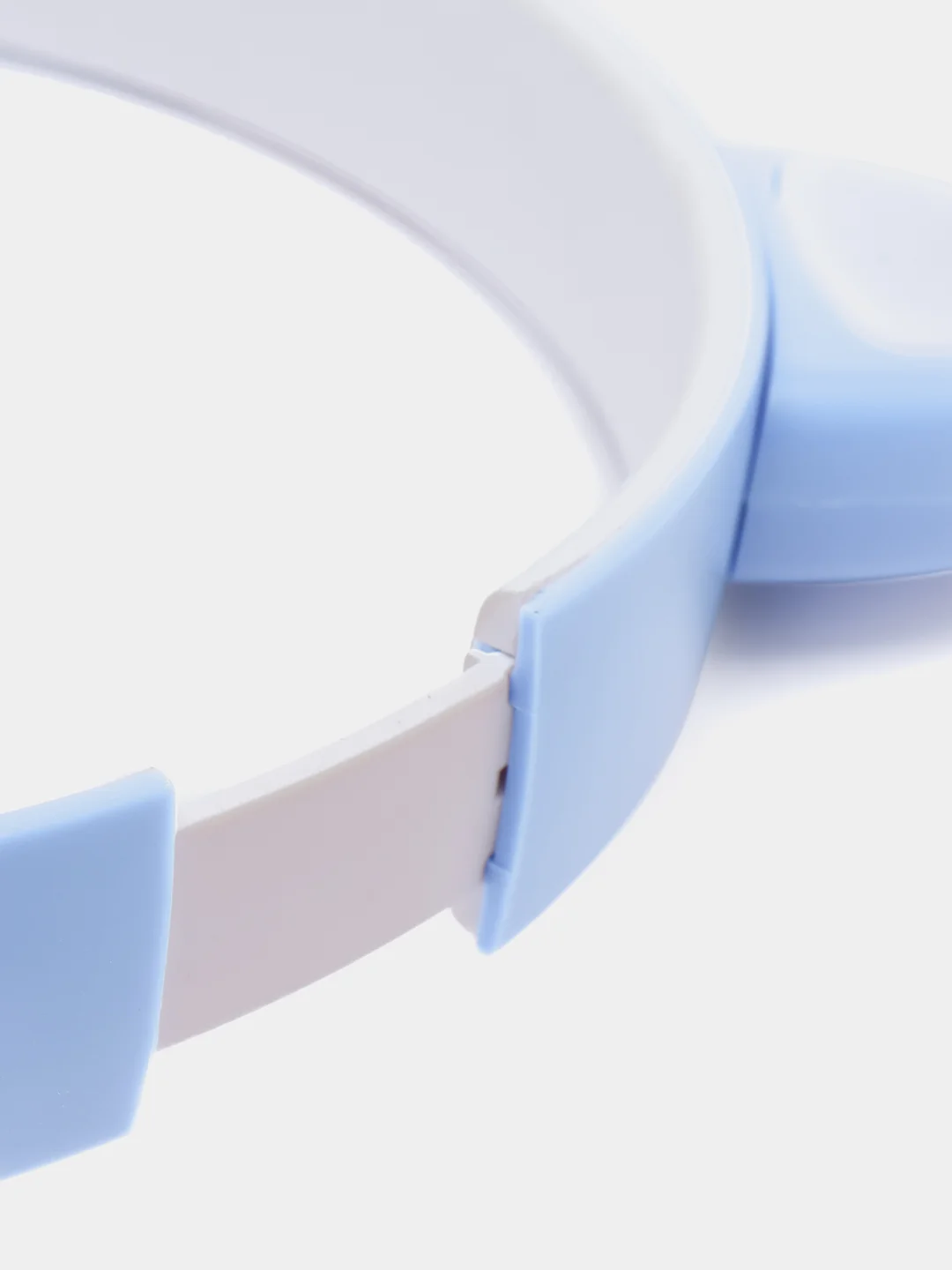 Синий беспроводные Bluetooth наушники с кошачьими светящимися ушками