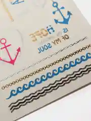 Конфетный временная татуировка украшение для тела