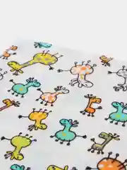 Карамельный слюнявчик - нагрудник хлопковый детский, бандана, арафатка на кнопке для новорожденных
