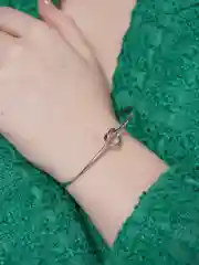 Серебряный браслет регулируемый