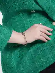 Серебряный браслет регулируемый