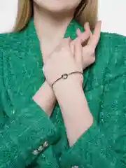 Серебряный браслет регулируемый