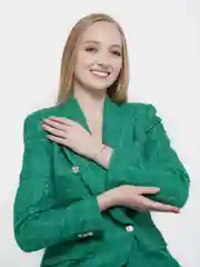 Золотой браслет регулируемый