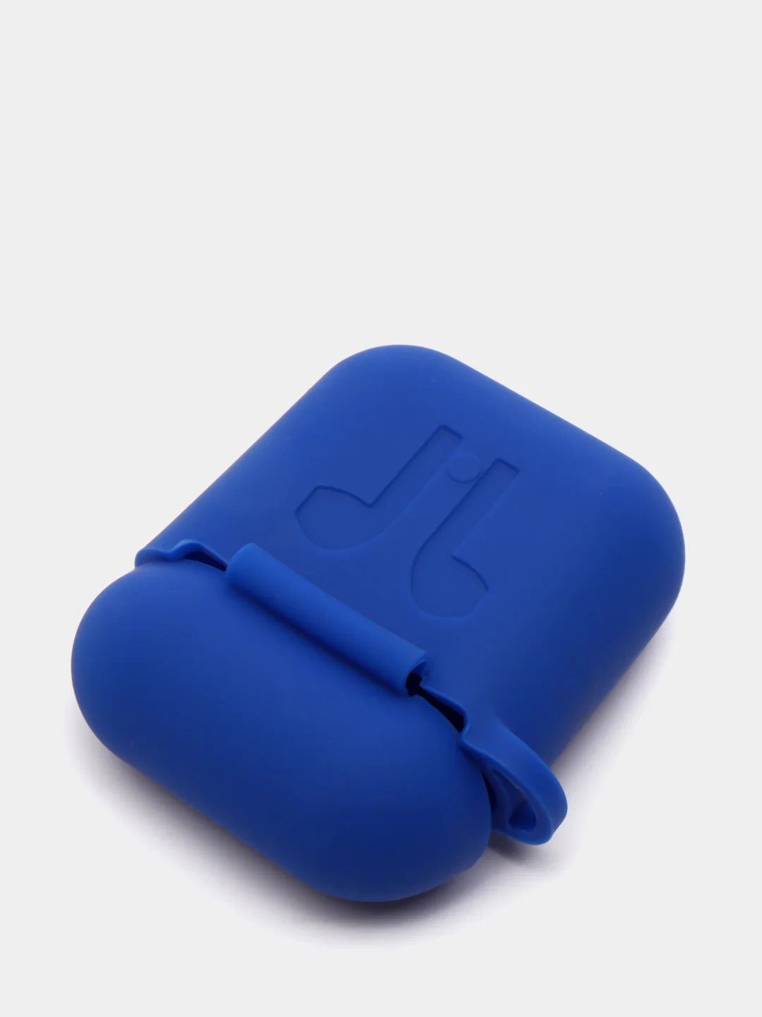 Синий чехол для беспроводных наушников - бокса Airpods