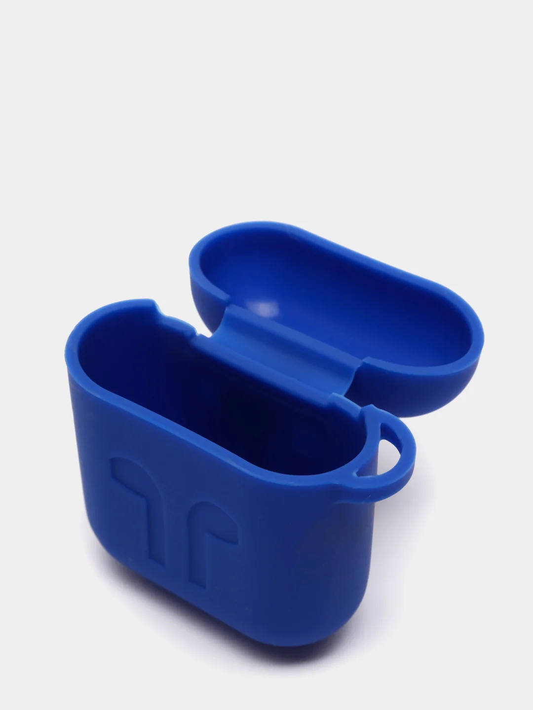 Синий чехол для беспроводных наушников - бокса Airpods