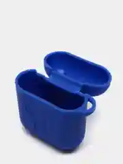 Синий чехол для беспроводных наушников - бокса Airpods