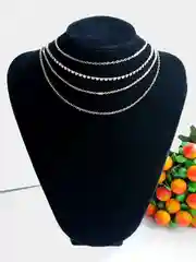 Золотой чокер, из 4 цепочек