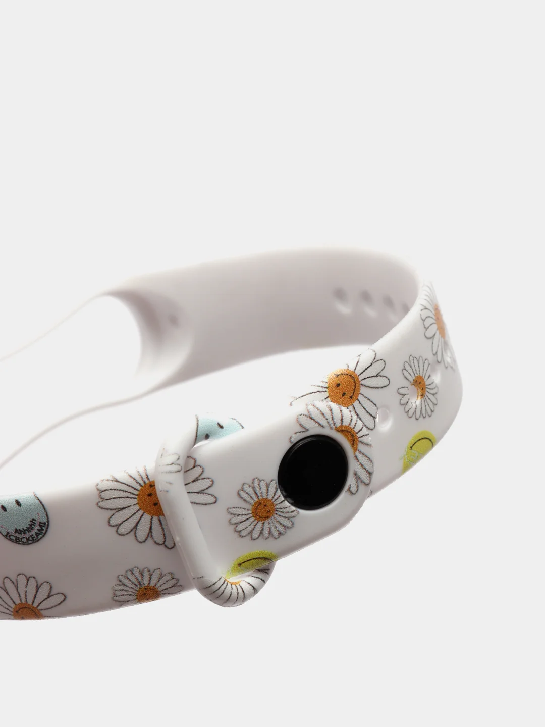Оранжевый ремешки с рисунком для Xiaomi Mi Band 3 и 4