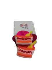 Кораллово-розовый детские резинки, для волос,резинки для волос,разноцветные резинки, летние резинки