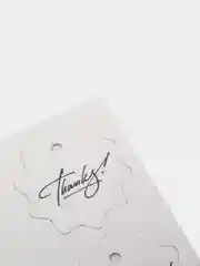 Бирка фигурная "Thanks"