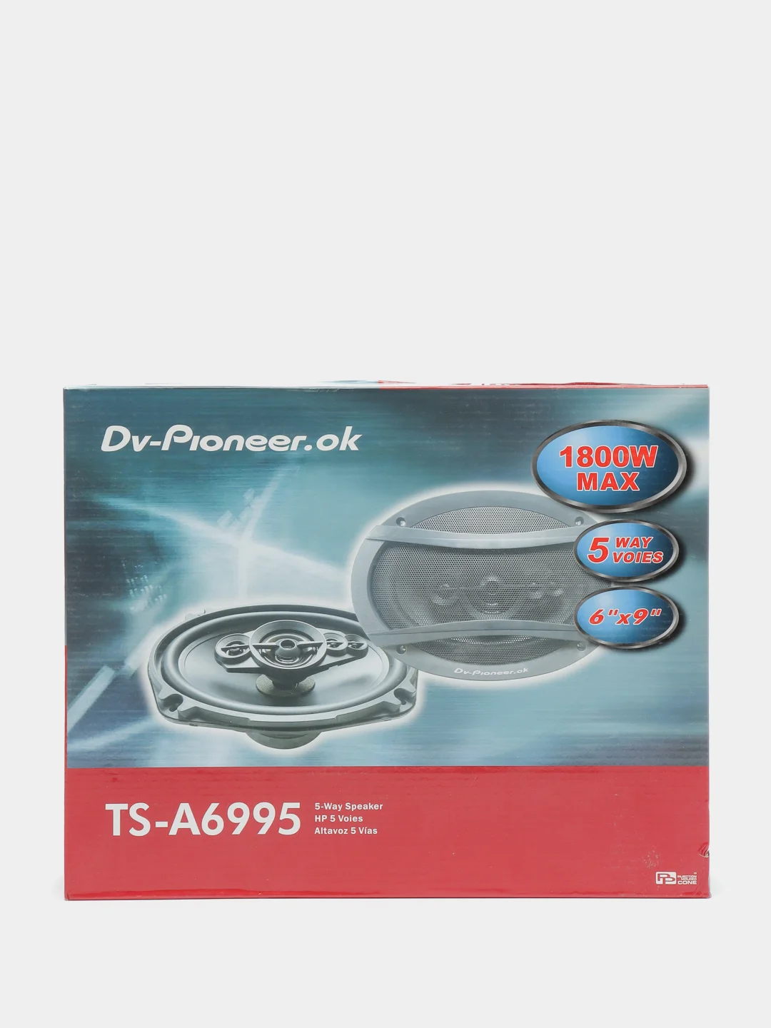 Автомобильные коаксиальные колонки DV.Pioneer.ok (6x9) 600w