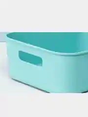 Желтый корзина для хранения пластиковая с крышкой