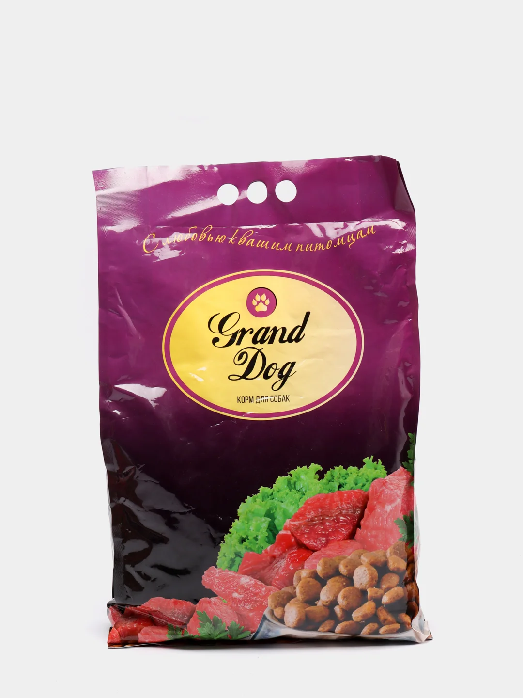 Сухой корм для собак средних и крупных пород Grand Dog OSTRICH с мясом страуса 3, 4.5и10кг