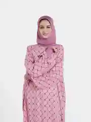 Коралловый намазное платье - намазник. Мусульманское платье для намаза женское. Исламский хиджаб
