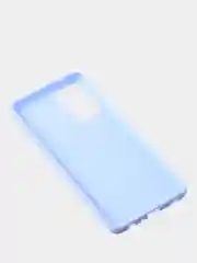 Светло-синий чехол для Samsung A72 цветной матовый