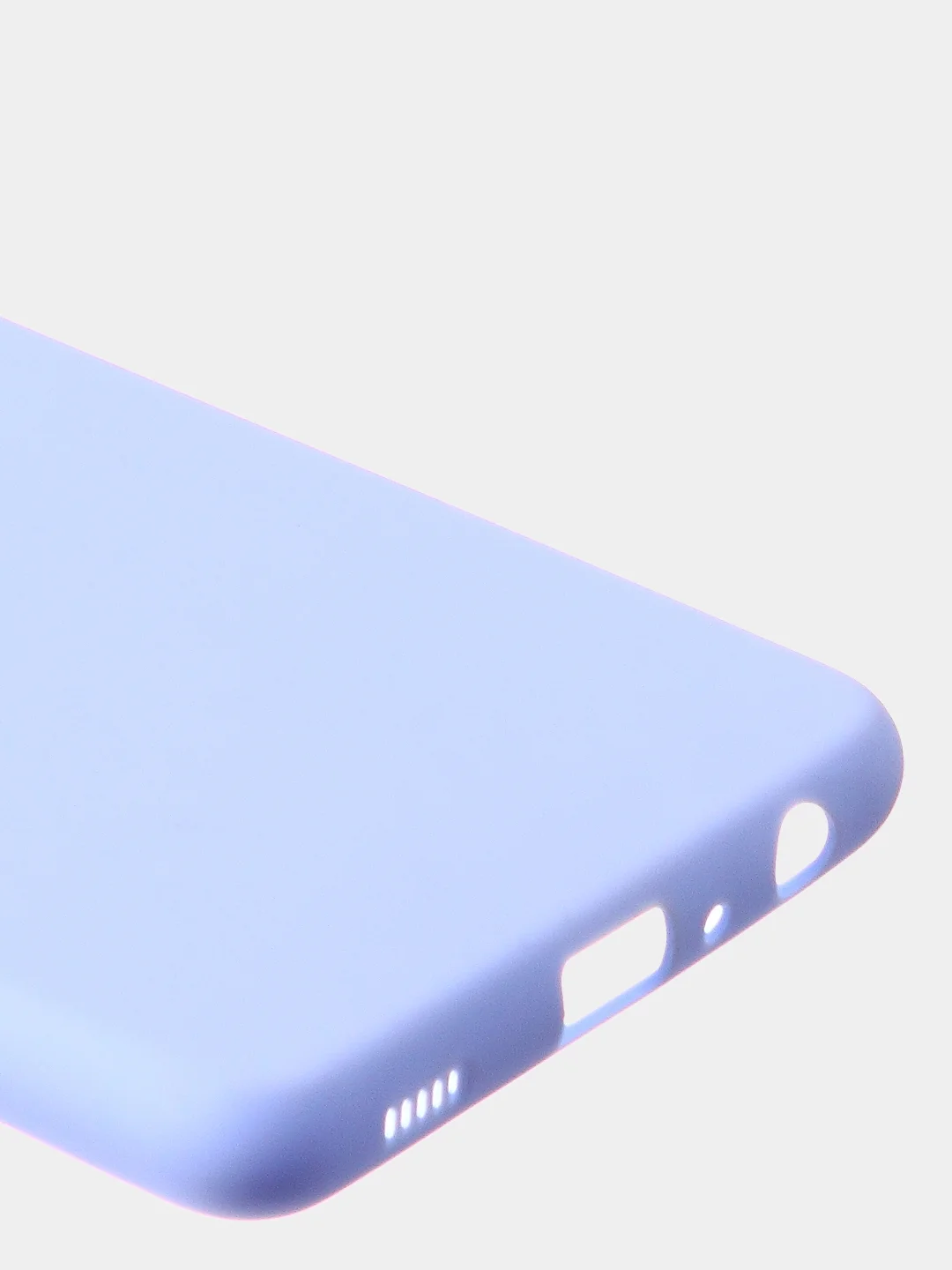 Светло-синий чехол для Samsung A72 цветной матовый