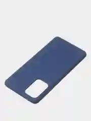 Темно-синий чехол для Samsung A72 цветной матовый