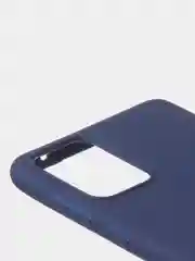 Темно-синий чехол для Samsung A72 цветной матовый