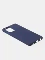 Темно-синий чехол для Samsung A72 цветной матовый