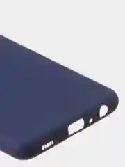 Темно-синий чехол для Samsung A72 цветной матовый