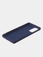Темно-синий чехол для Samsung A72 цветной матовый