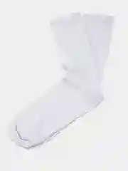 Белый белые носки, высокие, женские