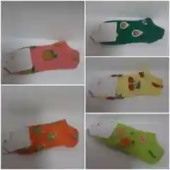 Носки женские с принтом "Фрукты", "Ягоды"