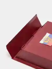 Почтовый ящик без замка, бордовый