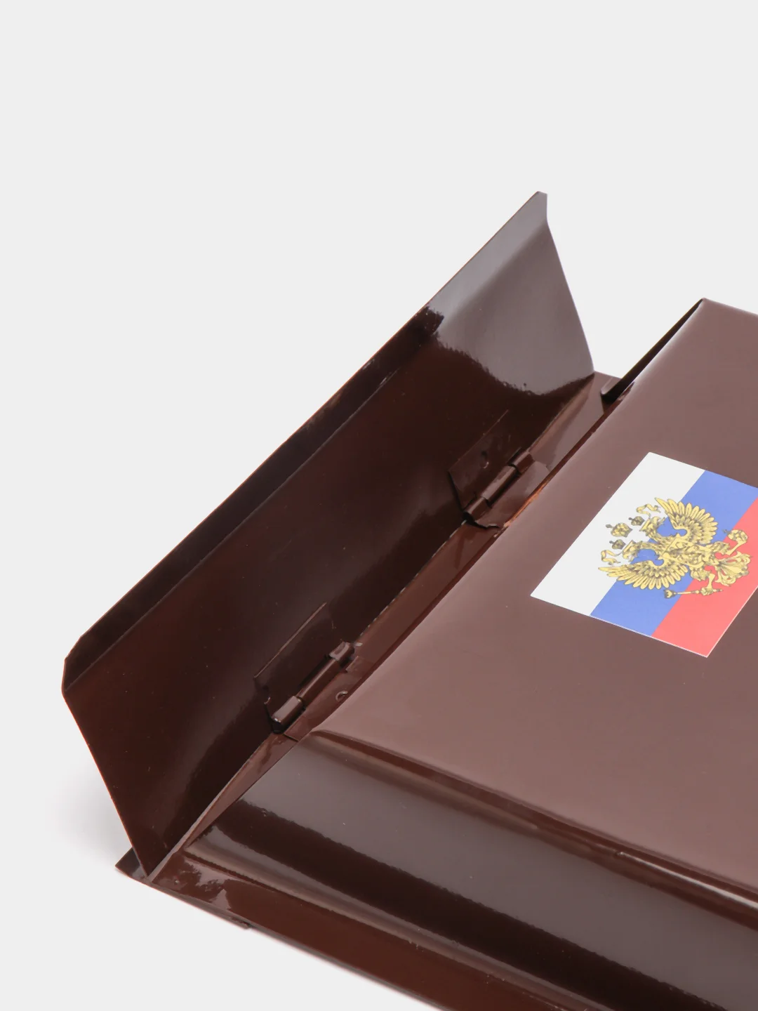 Почтовый ящик с замком, коричневый