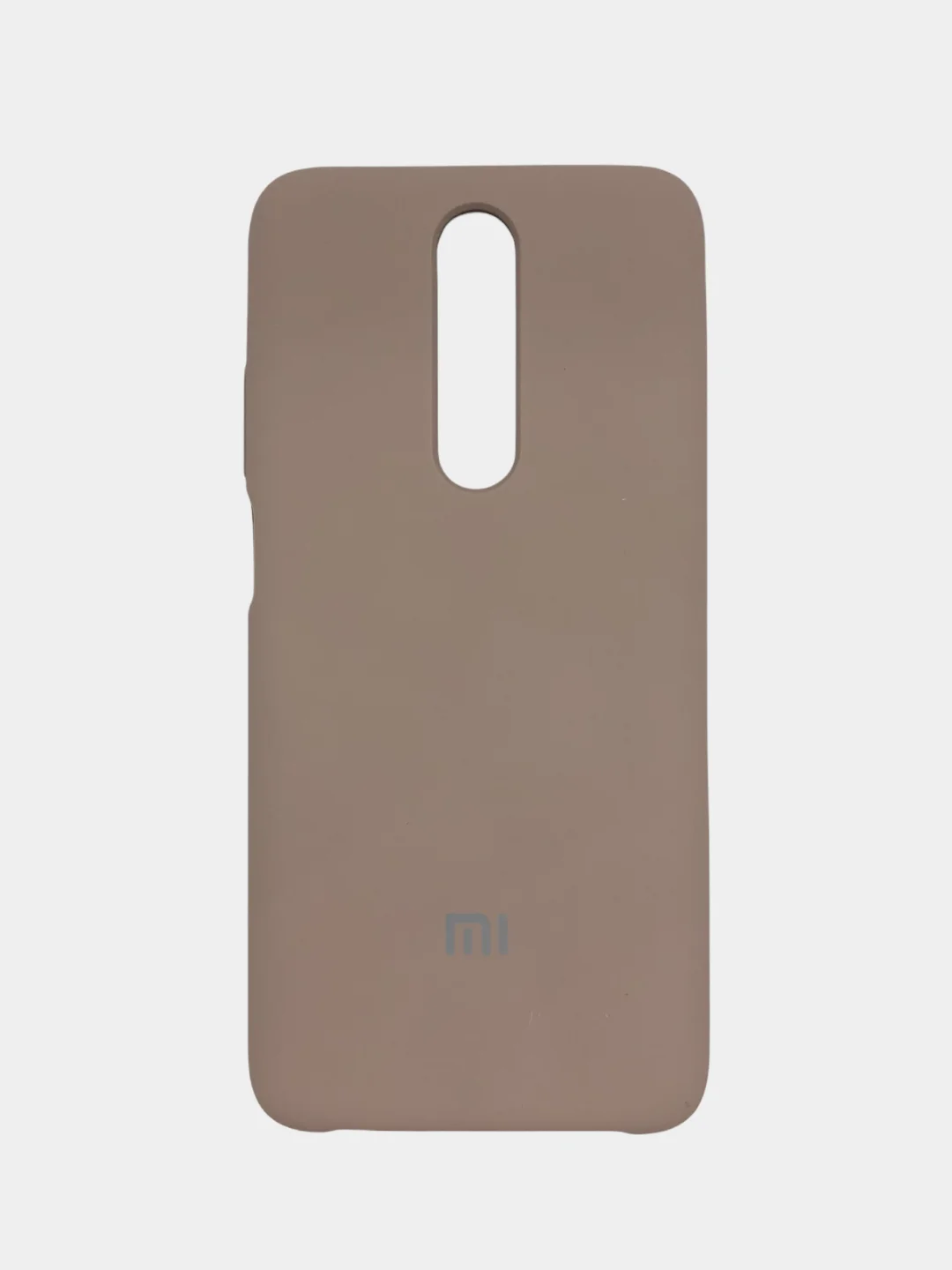 Бежевый меланж чехол силиконовый Silicone Cover Case для Xiaomi Redmi K30, Poco X2