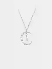 Серебряный ожерелье Moon"