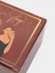 Коричневый коробка складная Happy New Year, 22 х 15 х 10 см