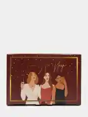 Коричневый коробка складная Happy New Year, 22 х 15 х 10 см
