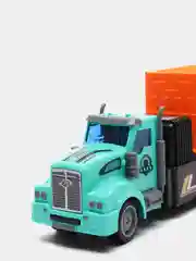 Бирюзовый машина на радиоуправлении "Грузовой автомобиль (Фура)", 1:46, со светом