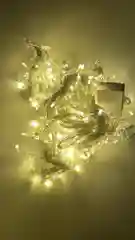 Желтый гирлянда (штора/занавес) новогодняя