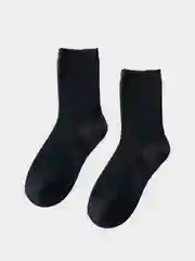 Черный носки однотонные яркие