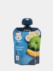 Пюре фруктовое GERBER яблоко банан, с 6 месяцев, 90 г