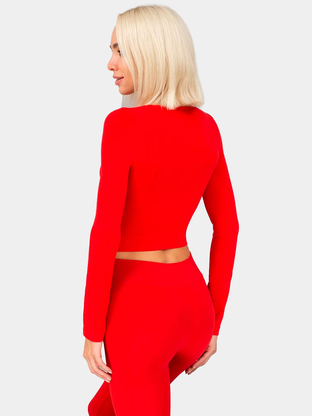 Красный топ Giulia Crop Top