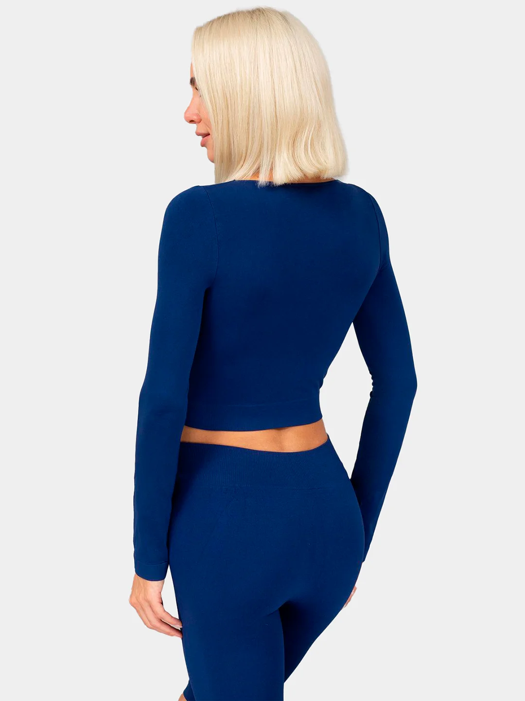 Синий топ Giulia Crop Top