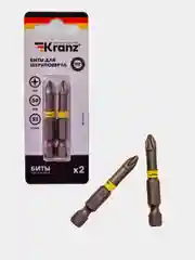 Бита для шуруповерта KRANZ PH2 25-150 мм, сталь S2, магнитная