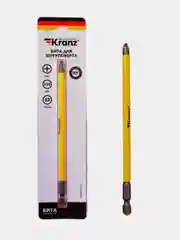 Бита для шуруповерта KRANZ PH2 25-150 мм, сталь S2, магнитная