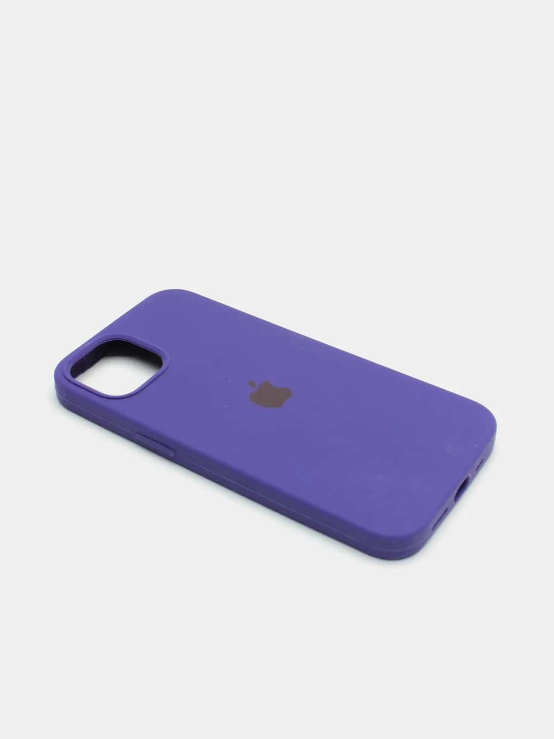 Фиолетовый чехол Silicone Case для iPhone 13 с закрытым низом