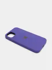 Фиолетовый чехол Silicone Case для iPhone 13 с закрытым низом